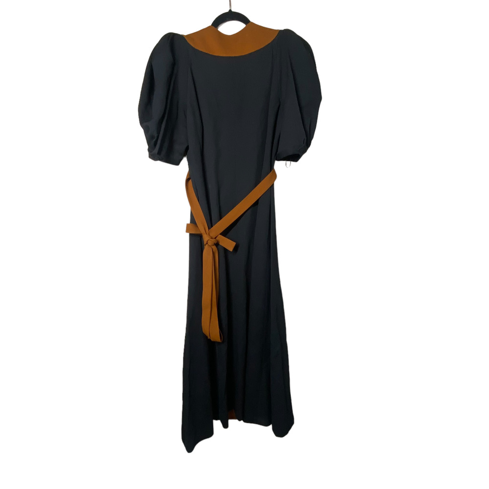 Gabriela Hearst Onda Virgin Wool-Silk Blend Midi Dress Sz IT 48 US 12 - Picture 4 of 13